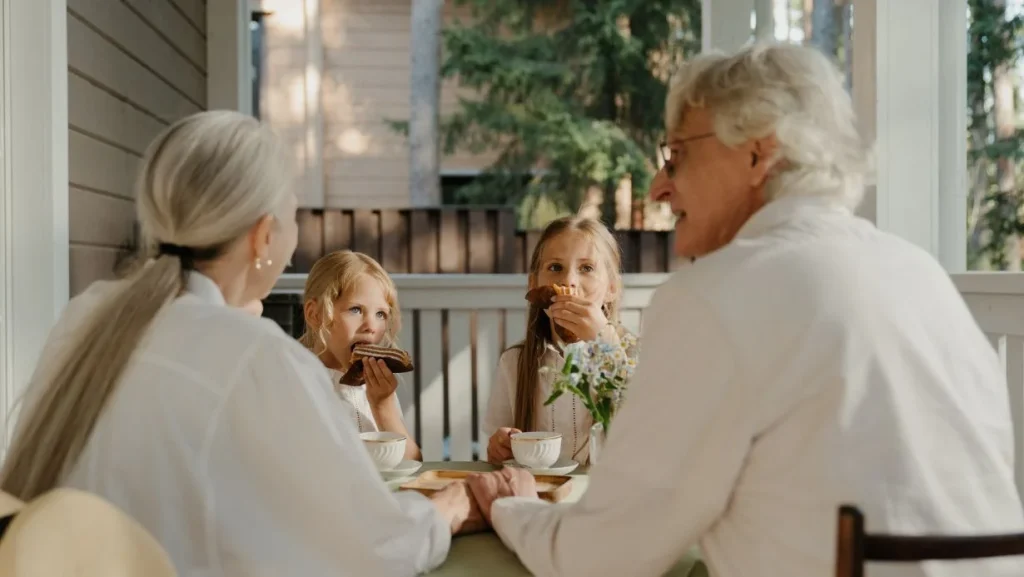 Grandparents And Kids Sitting Together 1024x577