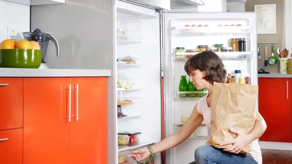 Housewife Refrigerator Organizing 1024x577