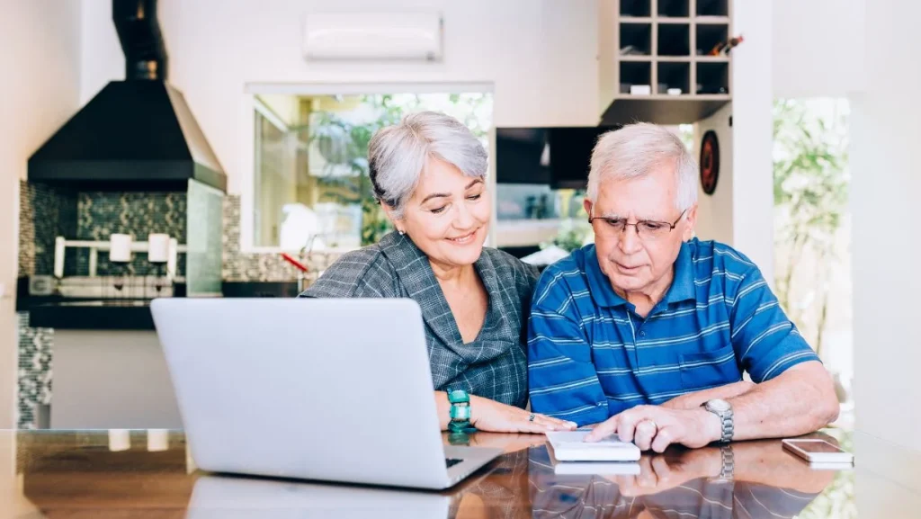 Senior Couple Planning The Retirement 1024x577