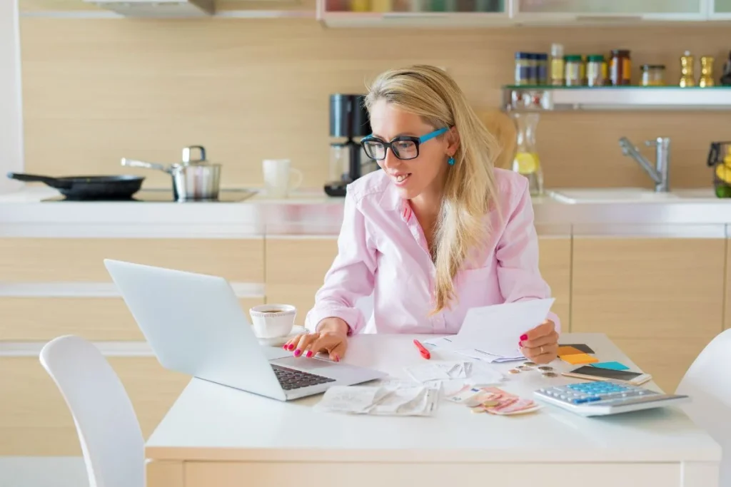 Woman Organizing Personal Accounting And Finances 1024x683